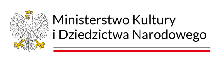 logotyp z orzełkiem i nazwą Ministerstwo Kultury i Dziedzictwa Narodowego