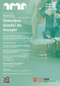 Plakat do konferencji Dziecięce ścieżki do edukacji