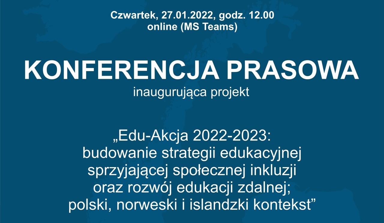 Press conference ONLINE – „Edu-Action 2022-2023″