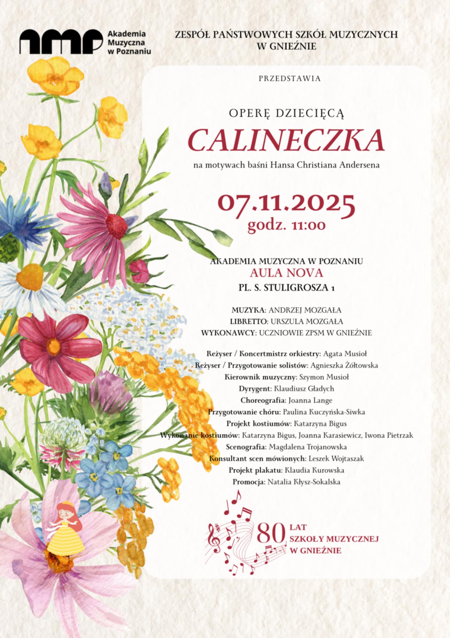 Calineczka – plakat_7.11.2025