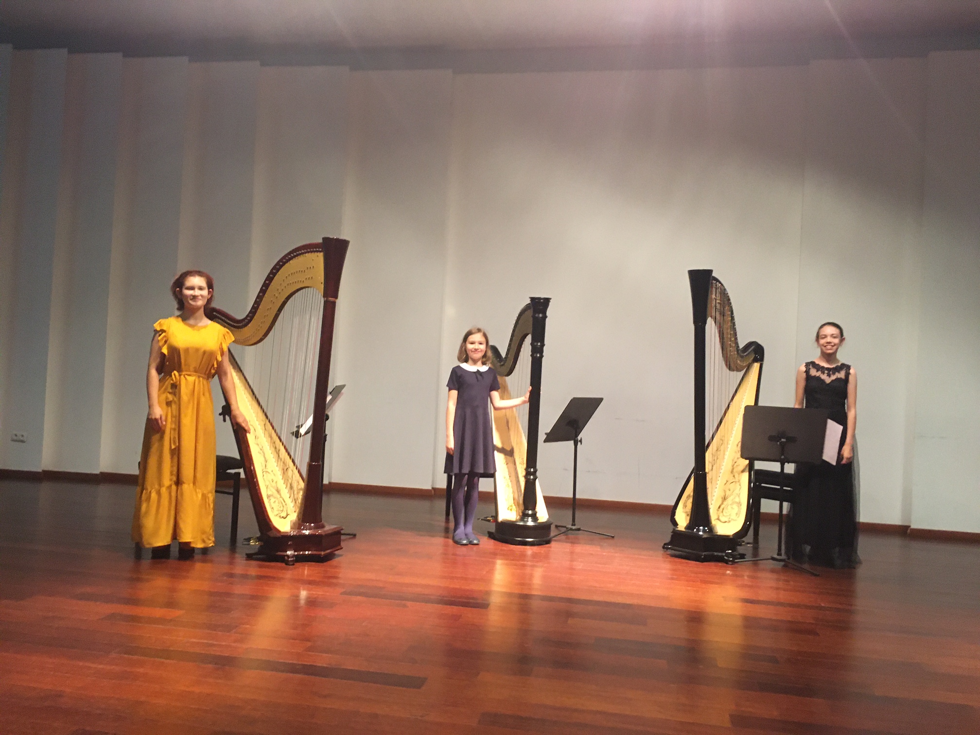 Photo gallery of summer harp master-classes of dr Paulina Maciaszczyk
