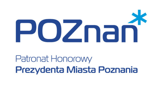 logo potwierdzające Patronat Honorowy Prezydenta Miasta Poznania