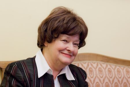 Na zdjęciu prof. Jadwiga Kaliszewska