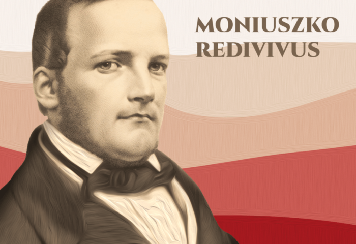 Kolorowa okładka płyty Moniuszko redivivus
