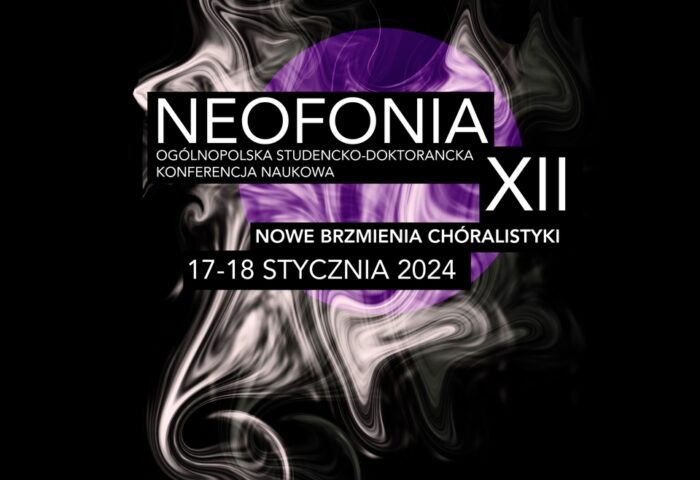 Afisz zawiera informacje o Konferencji Neofonia
