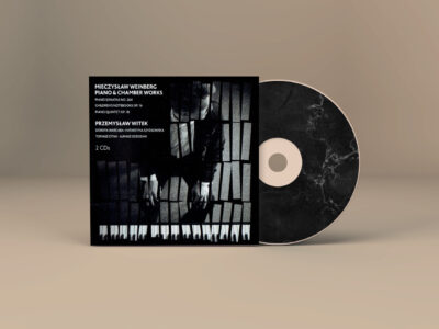Zdjęcie zawiera okładkę płyty z nagraniem utworów M. Wajnberga przez Przemysława Witka i może zachęcać do przesłuchania utworów na Spotify