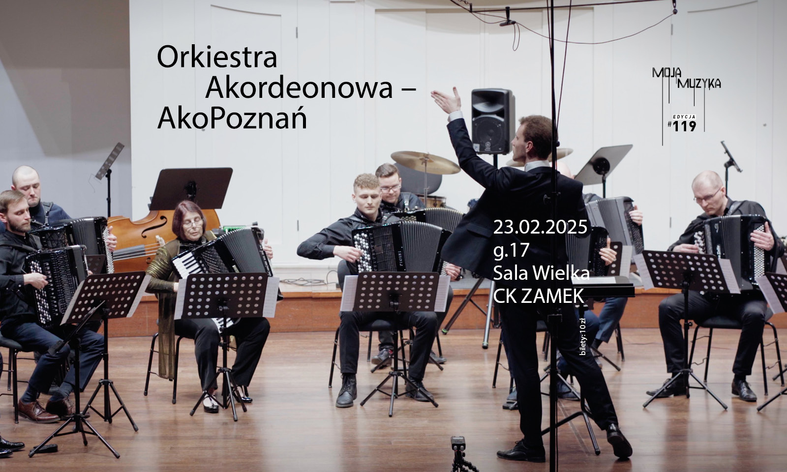 Orkiestra Akordeonowa AkoPoznań wystąpi w CK Zamek w Poznaniu