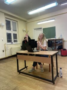 Picture takie during musical workshops